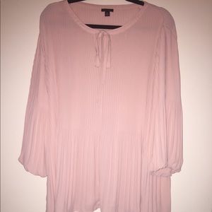 Anne Taylor Pleated Blouse